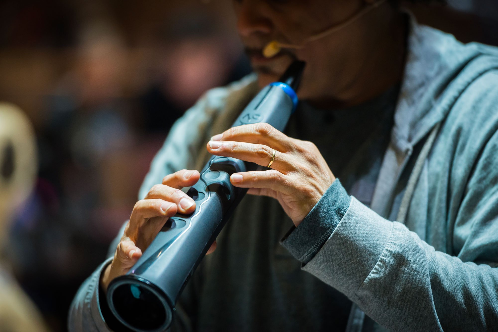 Finger Placement on the Sylphyo while Performing